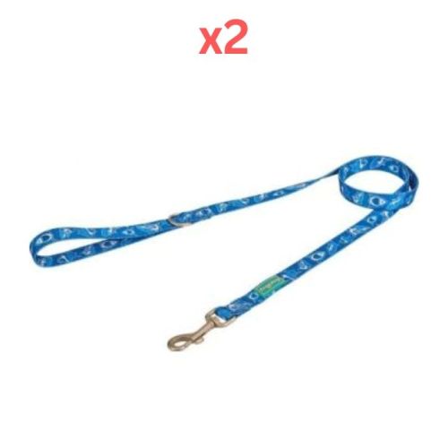Freedog Blue Shark Designer Leash For Dogs Blue - XS (Pack of 2)