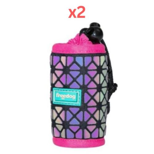 Freedog Boreal Dog Poop Bag Dispenser Fuchsia-Pink  (Pack of 2)