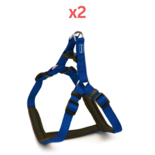 Freedog Ergo Nylon Harness For Dogs Blue - Small (Pack of 2)
