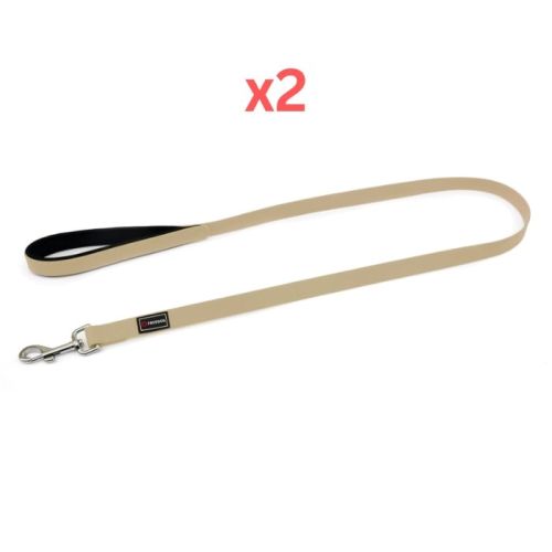 Freedog Ergo PVC Leash for Dogs - Brown - 20mm x 120cm (Pack of 2)
