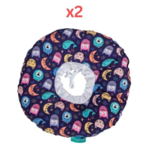 Freedog Elizabethan Soft Collar Anti-lick Cone - 17cm - Blue Night (Pack of 2)