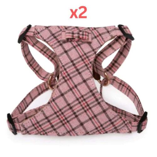 Pawsitiv Handmade Easy Walk Harness - Pink (Pack of 2)