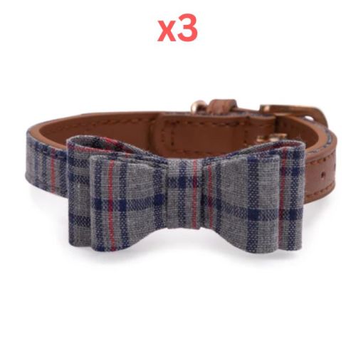 Pawsitiv Handmade Collar - Thomas Blue - Medium (Pack of 3)