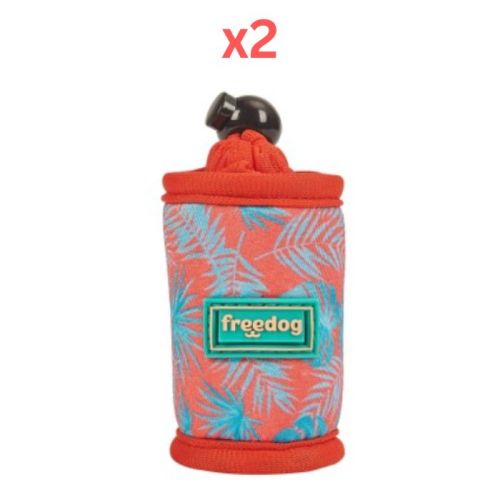 Freedog Tropical Coral Dog Poop Bag Dispenser (Pack of 2)