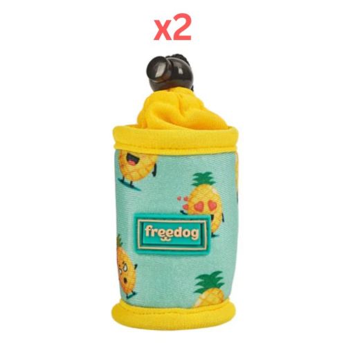 Freedog Pineapple Breeze Dog Poop Bag Dispenser (Pack of 2)