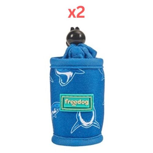 Freedog Blue Shark Dog Poop Bag Dispenser (Pack of 2)