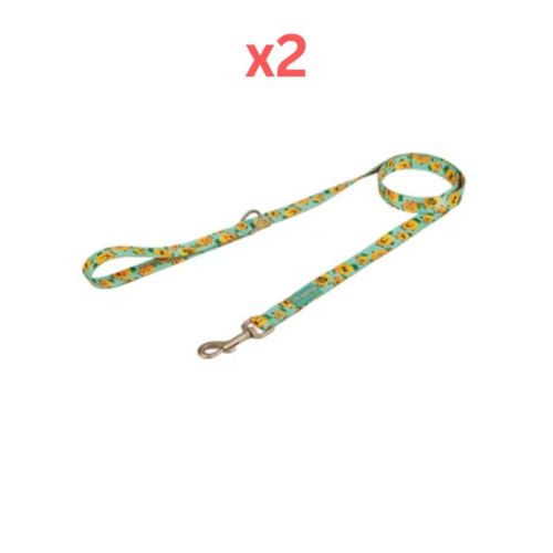 Freedog Pineapple Breeze Designer Leash for Dogs - Small (Pack of 2)