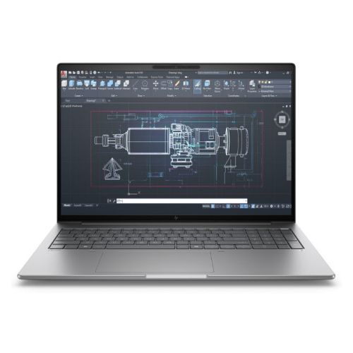Hp ZBook 8 G1i, 16inch WUXGA Display Laptop, Intel Core Ultra 7 255H Processor, 16GB RAM, 1TB SSD, 4GB Nvidia RTX 500 Ada Graphics, Windows 11 Pro, English & Arabic Backlit Keyboard, B30KZES