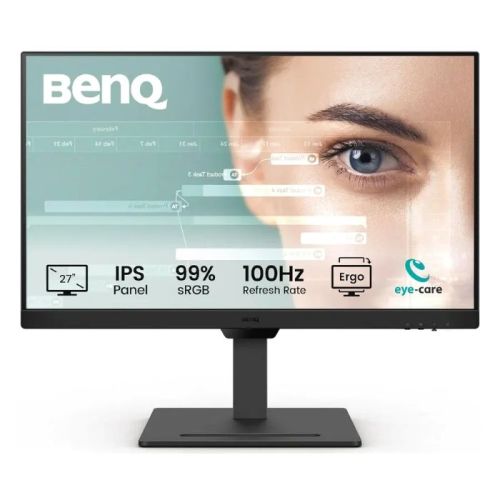 BenQ 27inch FHD 1920X1080 Eye-Care Monitor, 100Hz, Anti-glare, 5ms, HDMI, Adjustable Stand, Black - GW2790T
