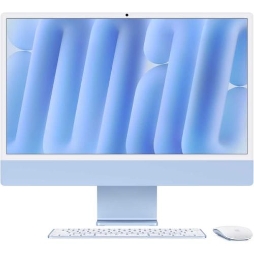 Apple iMac 24-inch (2024), Blue, M4 with 10-Core CPU, 24GB RAM, 512GB SSD, 10-core GPU, MD2T4 (English Keyboard, Apple Warranty)