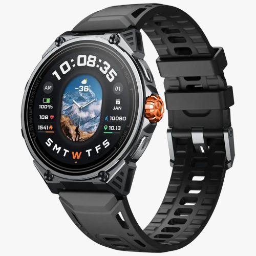 Powerology Alfa, Urban Sports GPS Smart Watch - Black