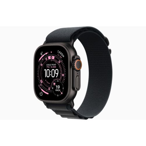 Apple Watch Ultra 3, GPS + Cellular, 49mm, Black Titanium Case with Black Alpine Loop 