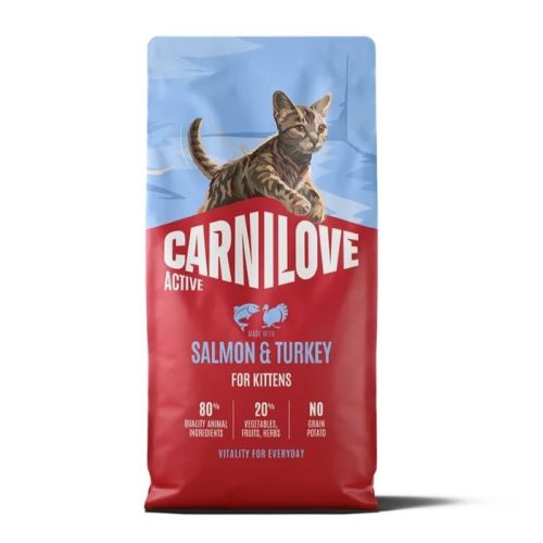 Carnilove Active Salmon & Turkey for Kittens Dry Cat Food 2kg