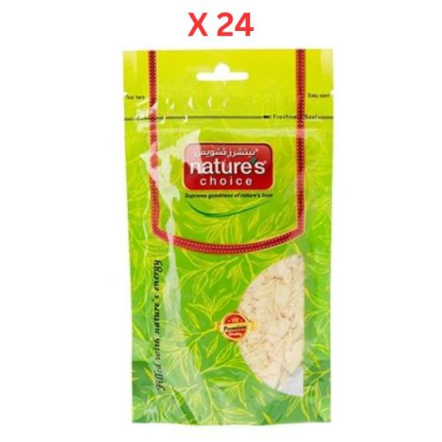 Natures Choice Almonds Flakes - 100 gm Pack Of 24 (UAE Delivery Only)
