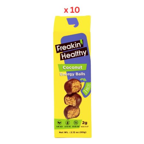 Freakin Healthy Protein Balls Almond Coconut 10X60G