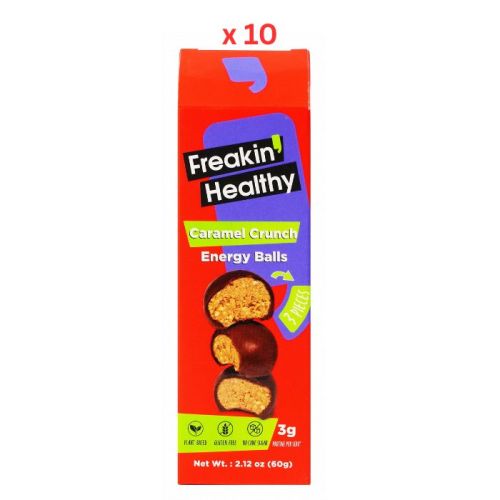 Freakin Healthy Protein Balls Caramel Crunch 10X60G