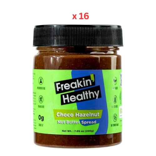 Freakin Healthy Chocolate Hazelnut Spread 16 X 200G