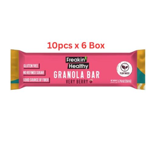 Freakin Healthy Very Berry Granola Bar 6X10X50G