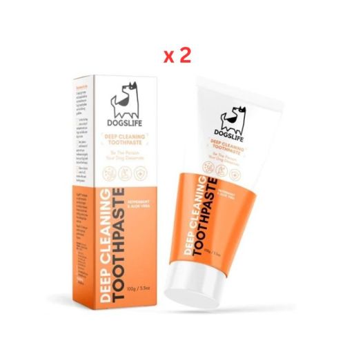 DogsLife Toothpaste Peppermint & Aloe Vera Dog Pack Of 2