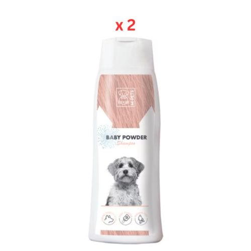M-Pets Baby Powder Shampoo 250ml Pack Of 2