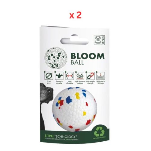 M-Pets Bloom Ball I Dog Toy Pack Of 2