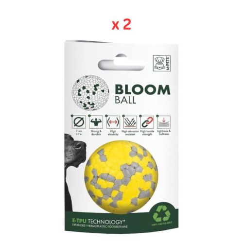 M-Pets Bloom Ball III Dog Toy Pack Of 2