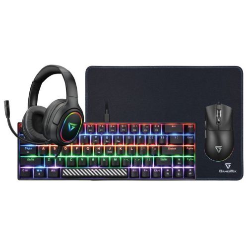 Gamertek Power Pack V2 4-In-1 Gaming Bundle Black