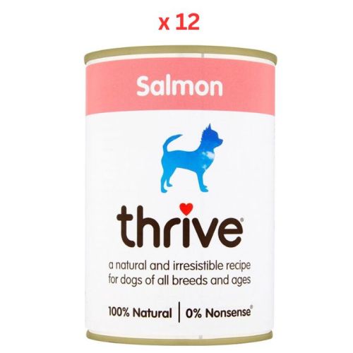 Thrive Complete Dog Salmon Wet Food-375gm (Pack Of 12)