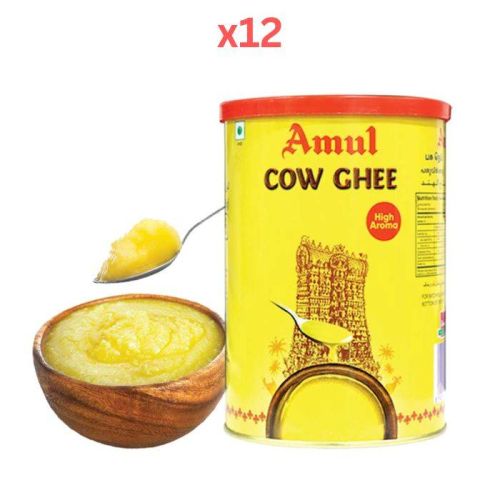 Amul Cow Ghee - High Aroma 1Ltr Pack of 12 (Dubai Delivery Only)