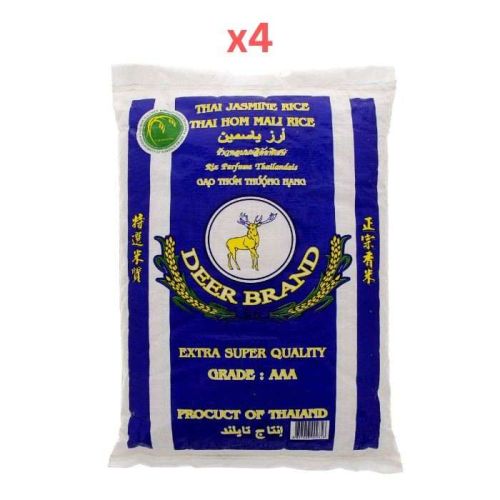 Deer Jasmine Rice 10Kg Pack of 4 (Dubai Delivery Only)
