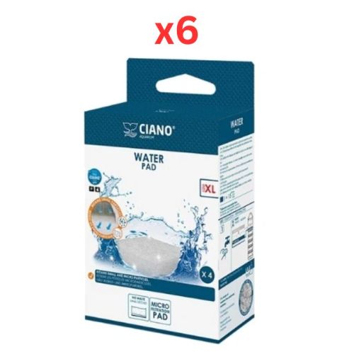 Ciano Water Pad White 10.6X8.6X1.0cm (Pack of 6)
