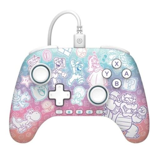 Power A Advantage Switch 2 Mushroom Kingdom Wired Controller
