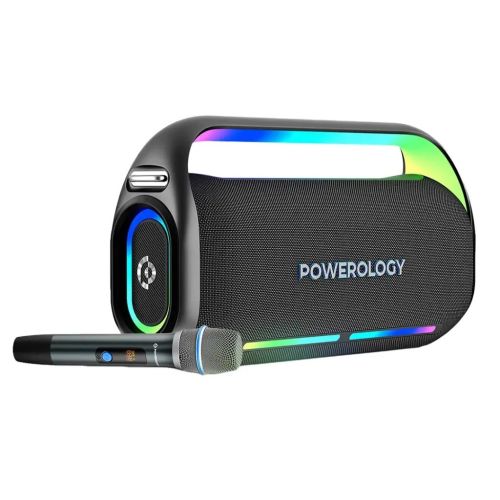 Powerology Deep Bass, Party Speaker- Black