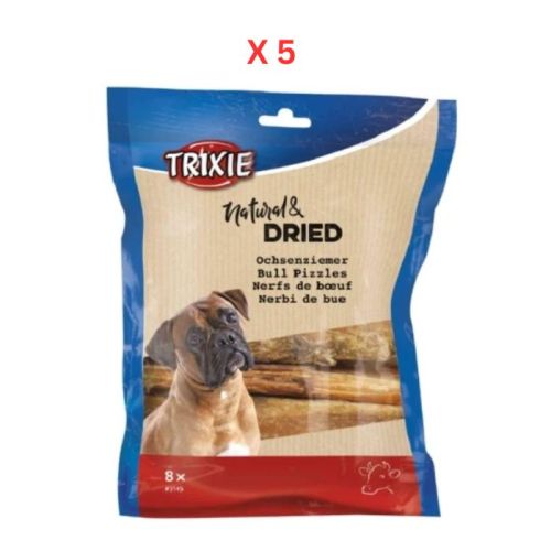 Trixie Bull Pizzle Dog Treats 100G Pack Of 5