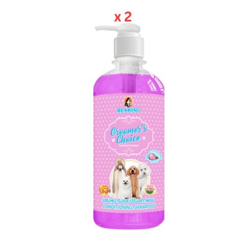 Bearing Groomer Choice Conditioning Dog Shampoo Bubble Gum – 450 ml Pack Of 2