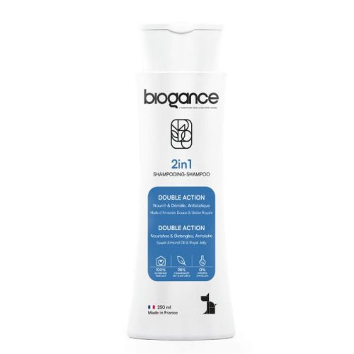 Biogance 2 In 1 Organic Shampoo Sweet Almond Oil & Royal Jelly -250ml