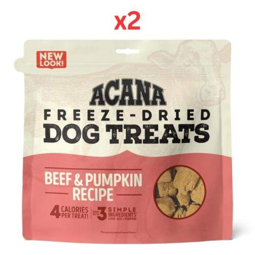 Acana Beef & Pumpkin Freeze Dried Dog Treats 35G (Pack of 2)