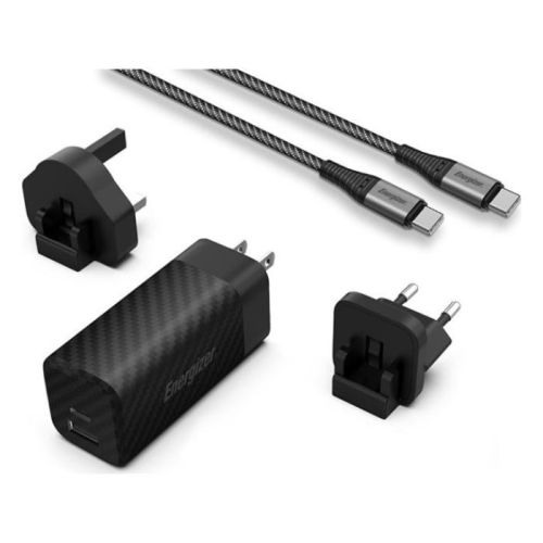 Energizer 65W Wall Charger USB-C to USB-C Cable - Black
