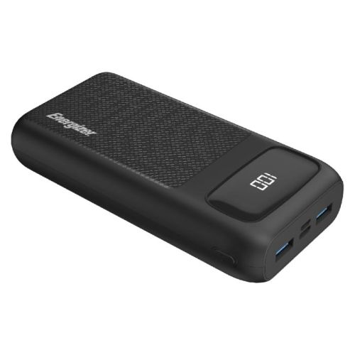 Energizer 20000 mAh Power Bank 20W Power Delivery With LCD Indicator - Black