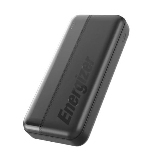Energizer 20,000mAh Power Bank with Dual USB-C & USB-A Ports - Black