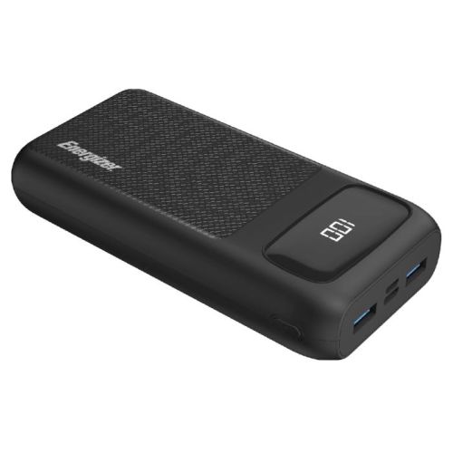 Energizer 20000 mAh Power Bank with 20W Power Delivery - Black