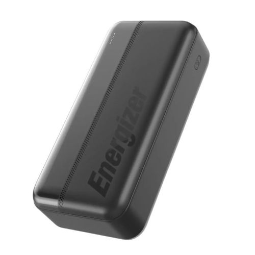 Energizer Max 30,000mAh Triple Output High-Capacity Power Bank - Black