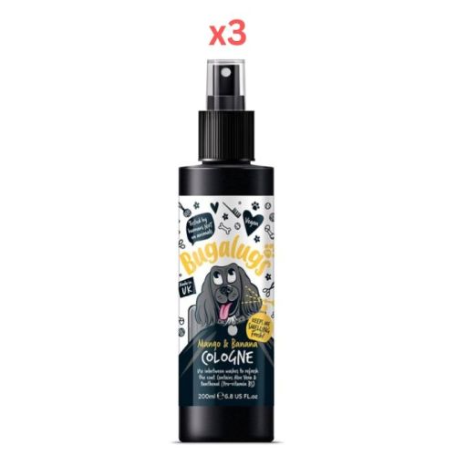Bugalugs Mango & Banana Cologne 200ml (6.8 Fl Oz) (Pack of 3)