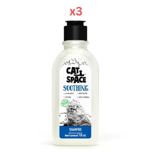 Cat Space Soothing Cat Shampoo 300ml (Pack Of 3)