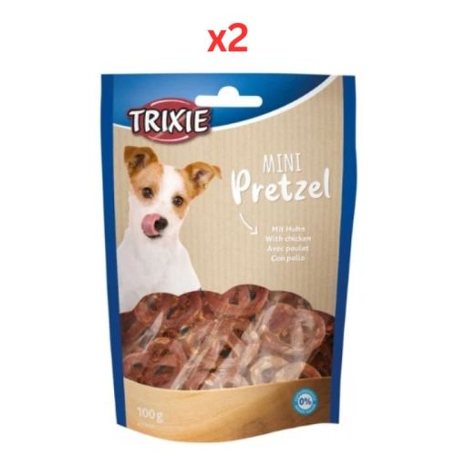 Trixie Mini Pretzels Dog Treat 100G (Pack of 2)