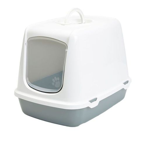 Savic Oscar Cat Toilet Home - Grey