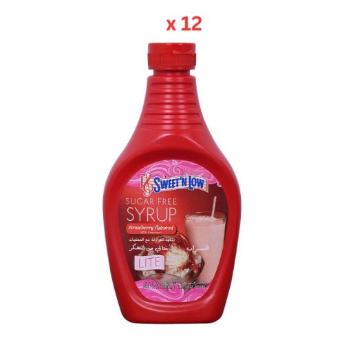 Sweet 'N Low Sugar Free Strawberry Flavored Syrup 12X510G