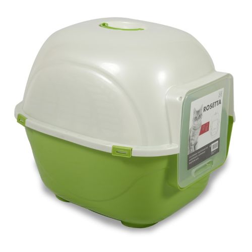 M-Pets Rosetta Cat Litter Box Green Medium