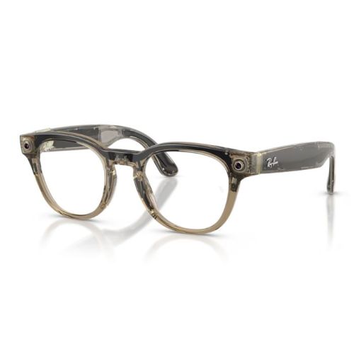 Ray-Ban Meta Scriber Optics (Gen 2) Transparent Stone Beige, L Clear 49mm, RW7002