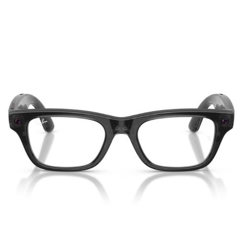 Ray-Ban Meta Blayzer Optics Gen 2 Transparent Black Clear Lens Smart Glasses 50mm 